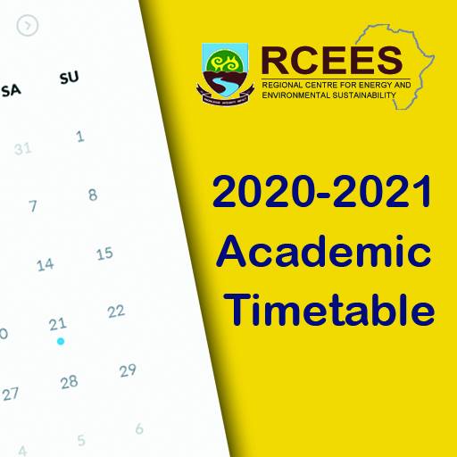 RCEES 2020/2021 Semester One Time-Table