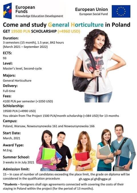Scholarship opportunity for students