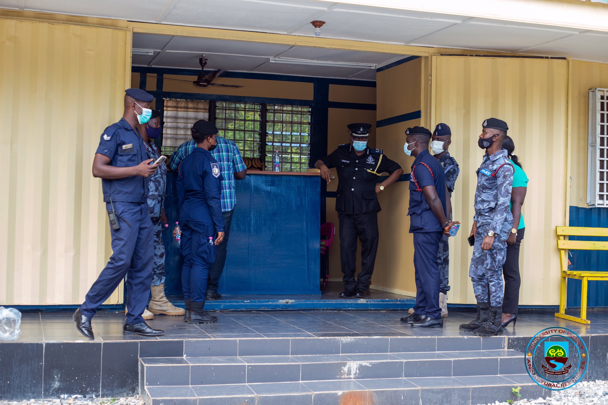 UENR Hands Over Police Post to the Divisional Police Command, Sunyani